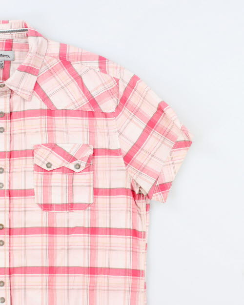 Y2k 00s Le Chateau Check Shirt - L