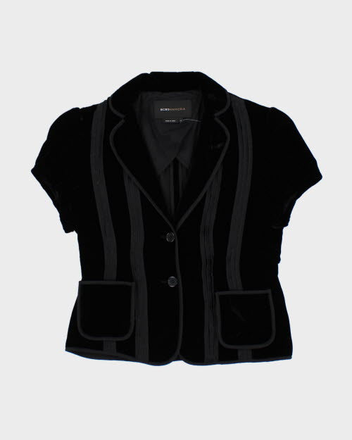 Y2k 00s BCBG Max Azria Velvet Blouse - S