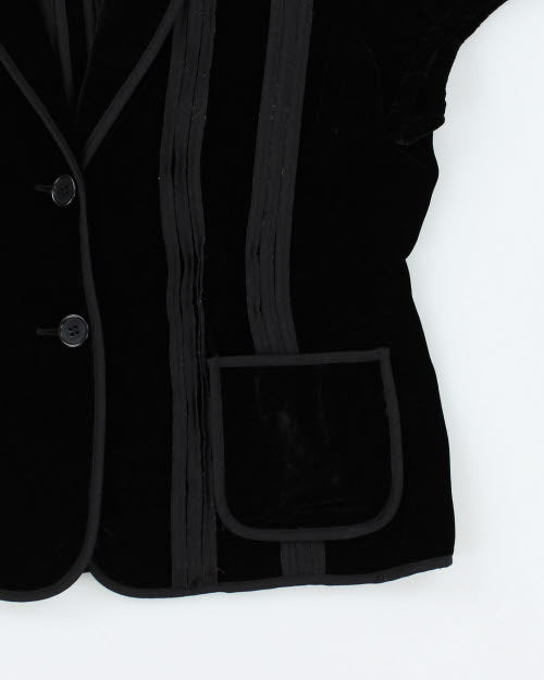 Y2k 00s BCBG Max Azria Velvet Blouse - S