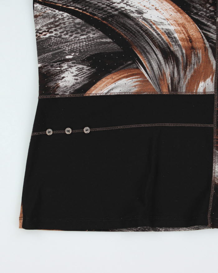 Y2k 00s Libra Pattern Top - M