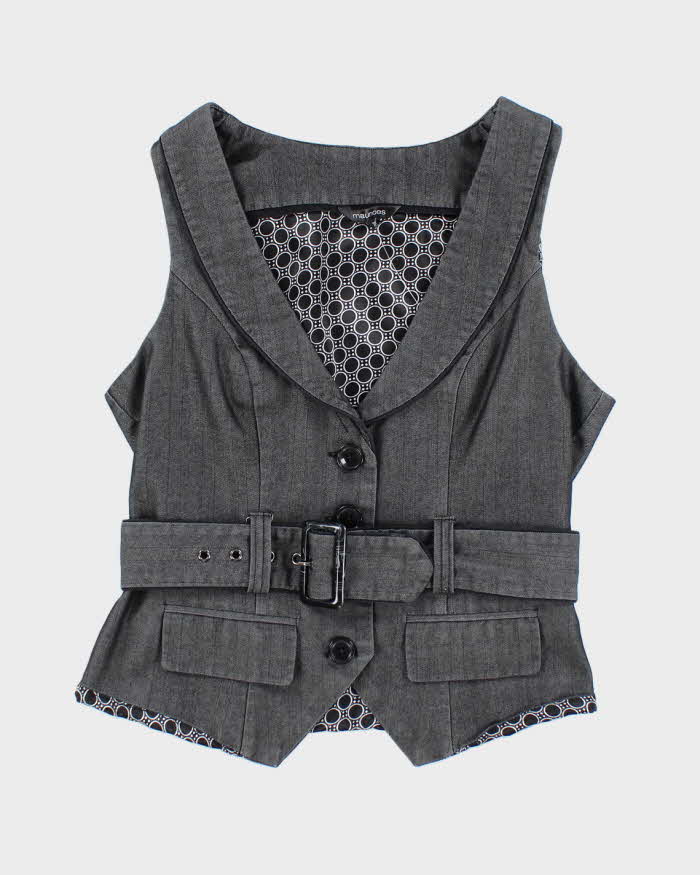 Vintage Y2k 00s Maurices Waistcoat Top - S – Rokit