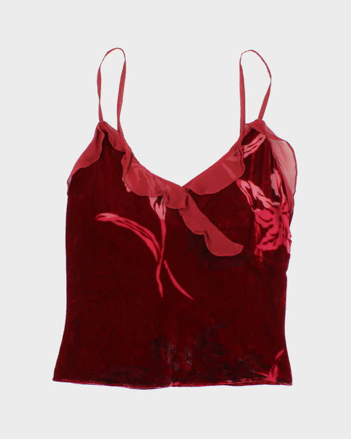 Vintage Betsey Johnson Velvet Cami - M