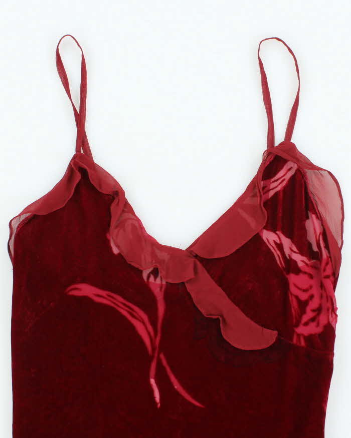 Vintage Betsey Johnson Velvet Cami - M