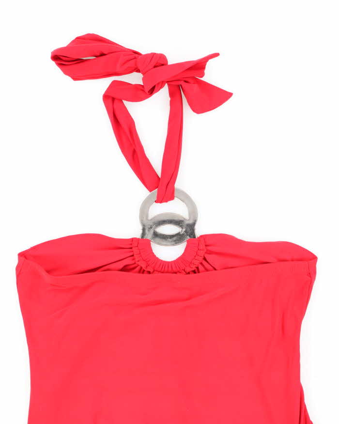 Vintage Y2k 00s Suzy Halter Neck Top - S