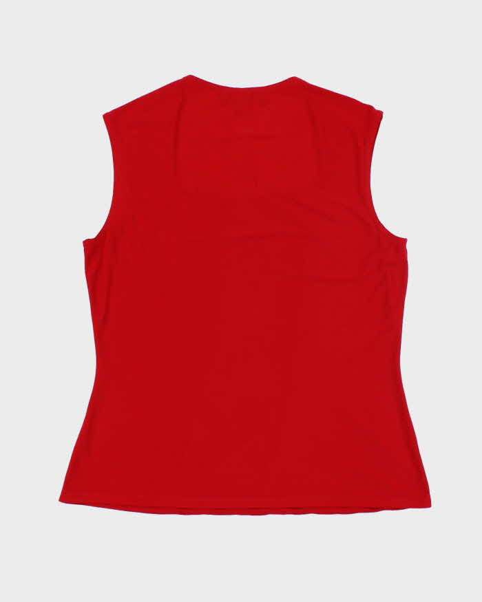 Vintage Y2k 00s Laura Square Neck Top - M