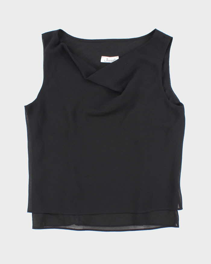 Vintage 90s Jessica Cowl Neck Top - L