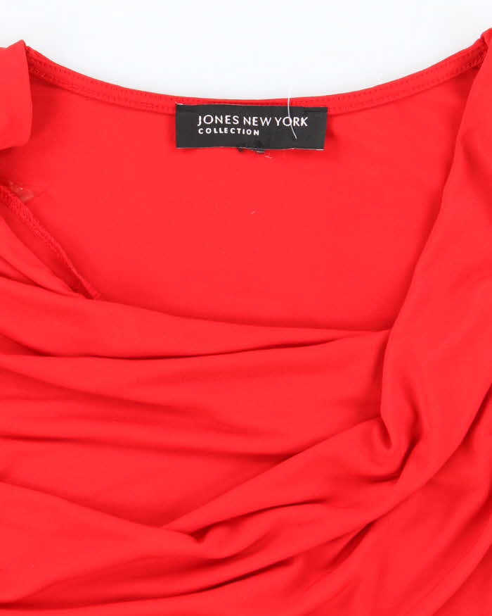 Vintage Y2k 00s Jones New York Cowl Neck Top - L