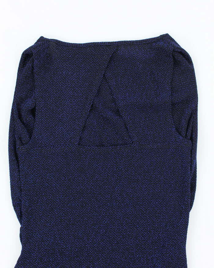Vintage Y2k 00s Black Collection Cowl Neck Top - S