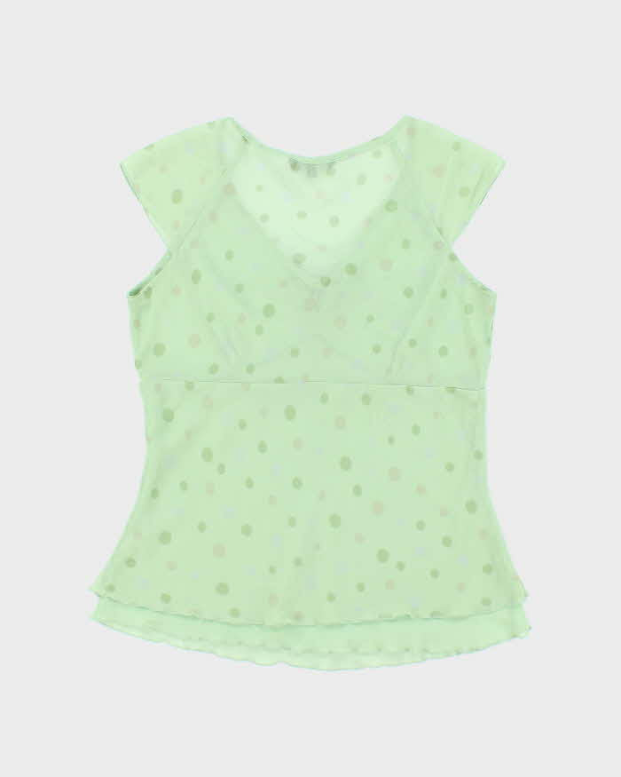 Vintage Y2k 00s Ricki's Polka Dot Blouse - M