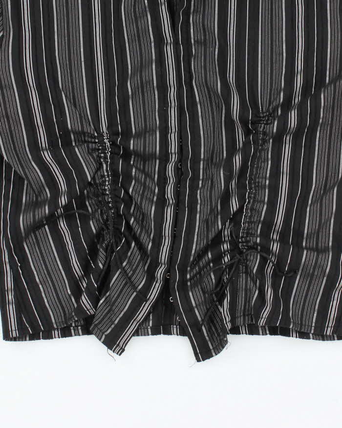 Vintage 90s Kilman Ruched Clasp Blouse - M