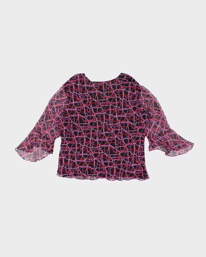 Vintage Y2k 00s Silkland SIlk Blouse - XL