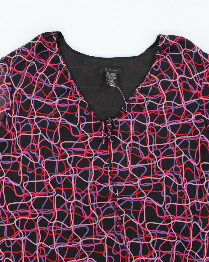 Vintage Y2k 00s Silkland SIlk Blouse - XL