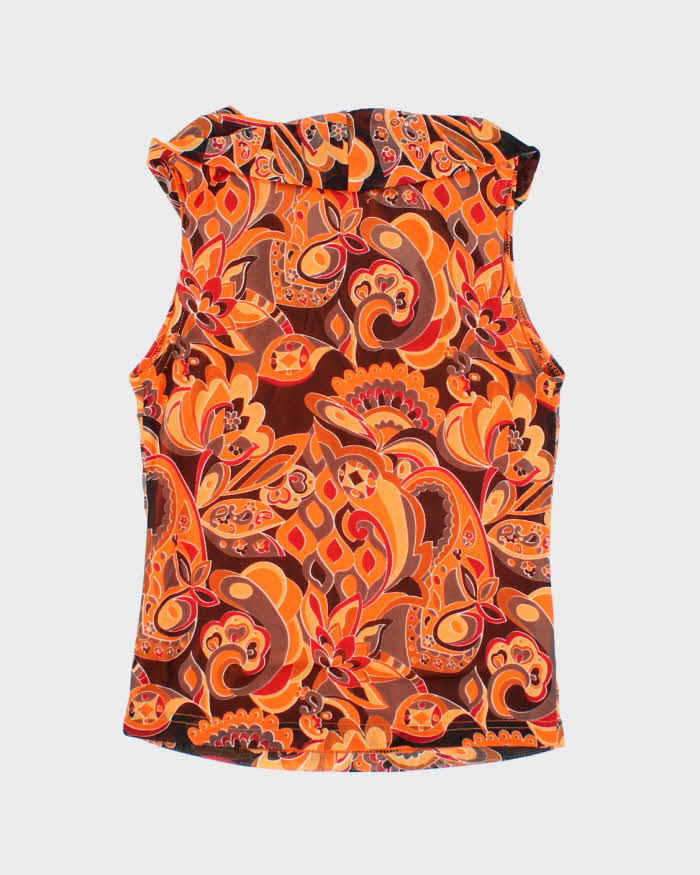 Vintage Y2k 00s Suzy Cowl Neck Top - S