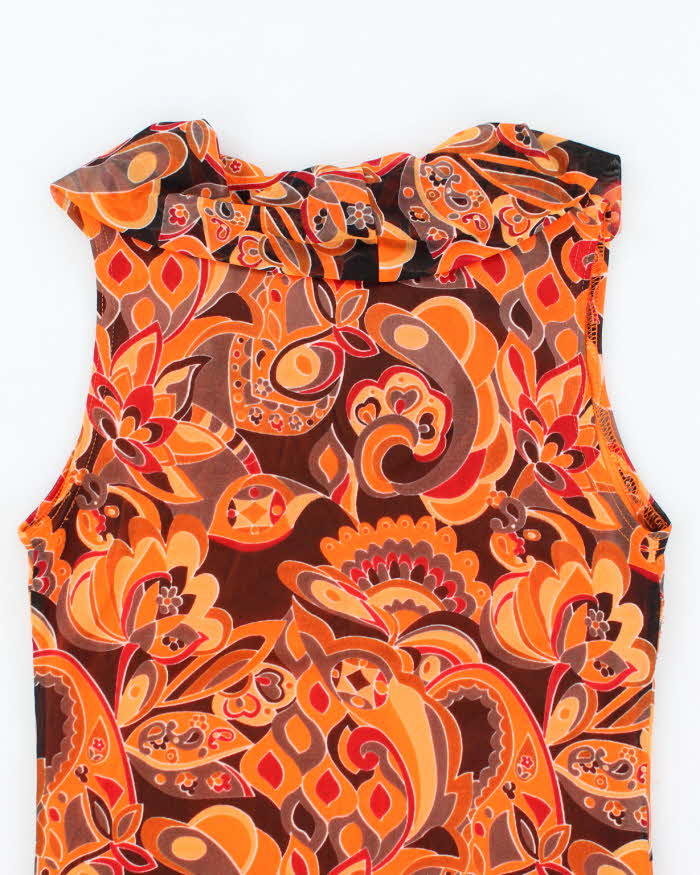 Vintage Y2k 00s Suzy Cowl Neck Top - S