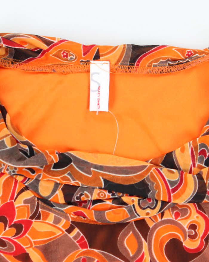 Vintage Y2k 00s Suzy Cowl Neck Top - S