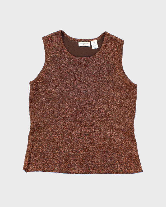 Vintage 90s Laura Ashley Sparkly Top - M