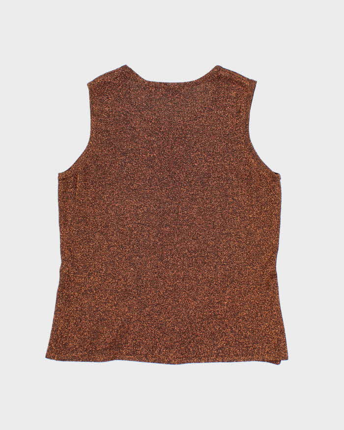 Vintage 90s Laura Ashley Sparkly Top - M