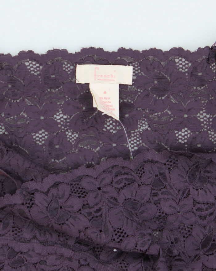 Vintage Y2k 00s Frenchi Lace Cami - M