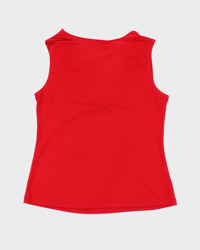 Vintage Y2k 00s Daniel Laurent Cowl Neck Charm Top - M