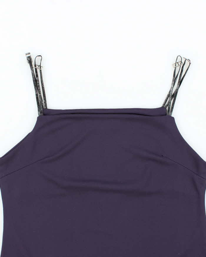 Vintage 90s Bess Buckle Strap Top - S
