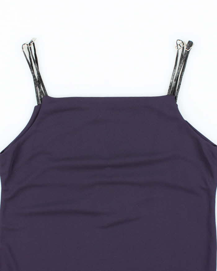 Vintage 90s Bess Buckle Strap Top - S