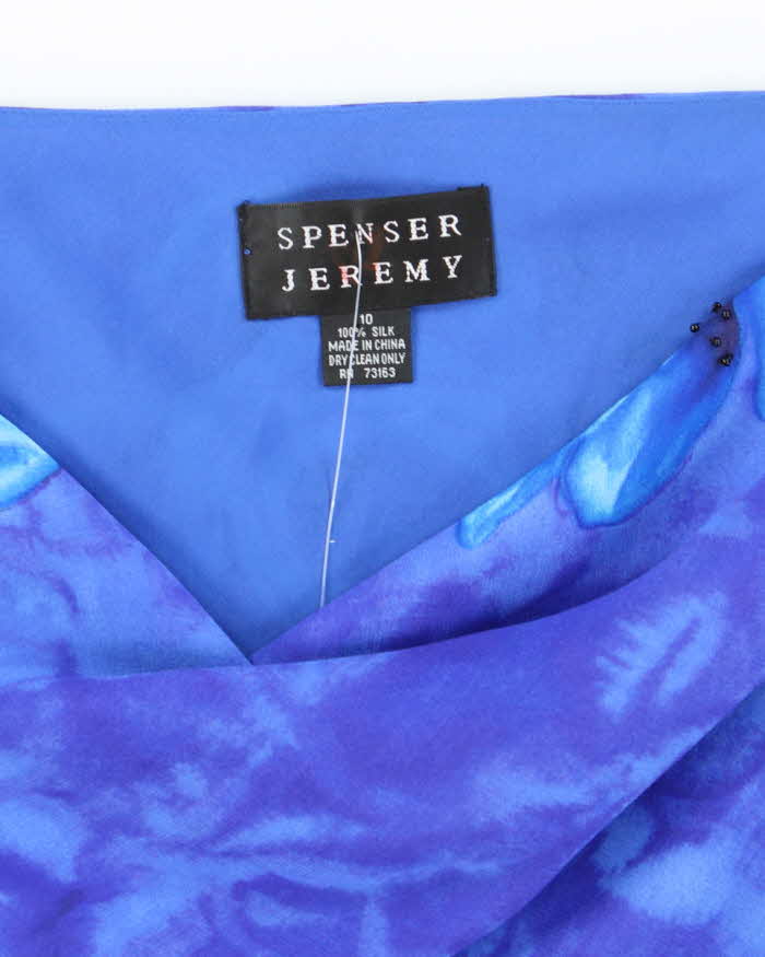 Vintage 90s Spenser Jeremy Silk Cowl Neck Top - M