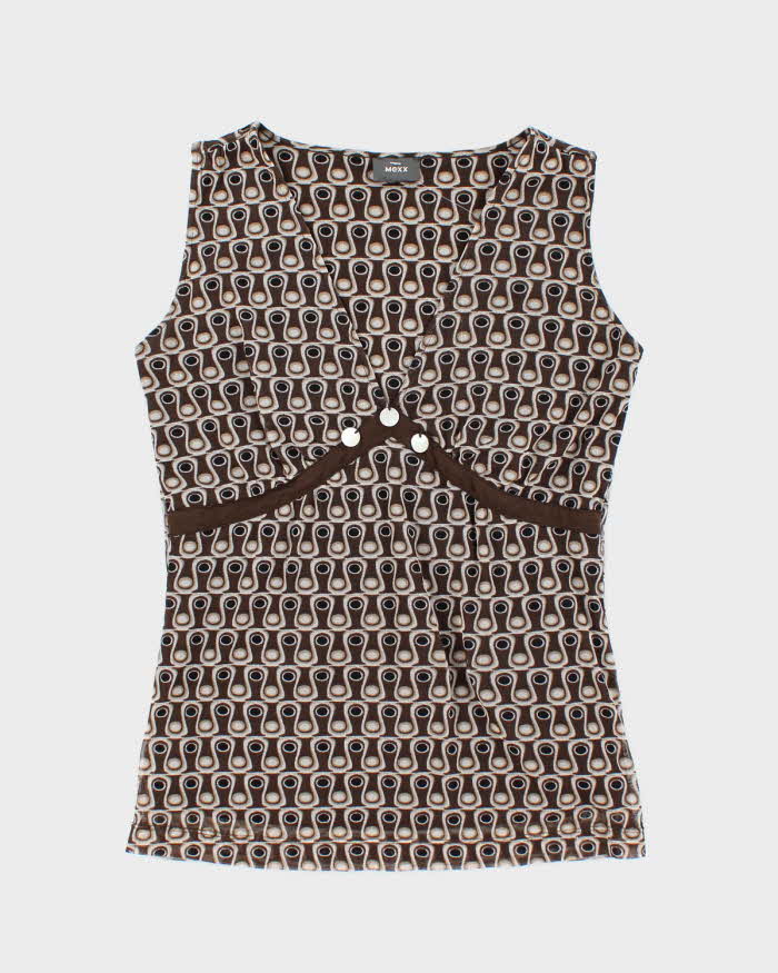 Vintage Y2k 00s Mexx Double Mesh Top - M