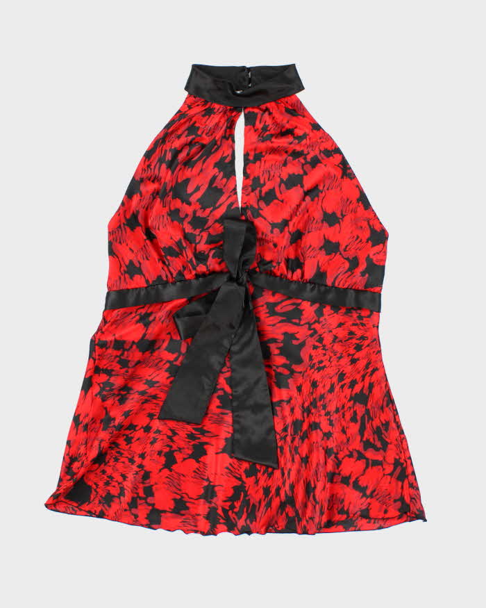 Vintage Y2k 00s BCX Cut Out Halter Neck Top - M