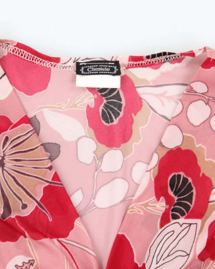 Vintage Y2k 00s Clientele Mesh Ruched Top - M