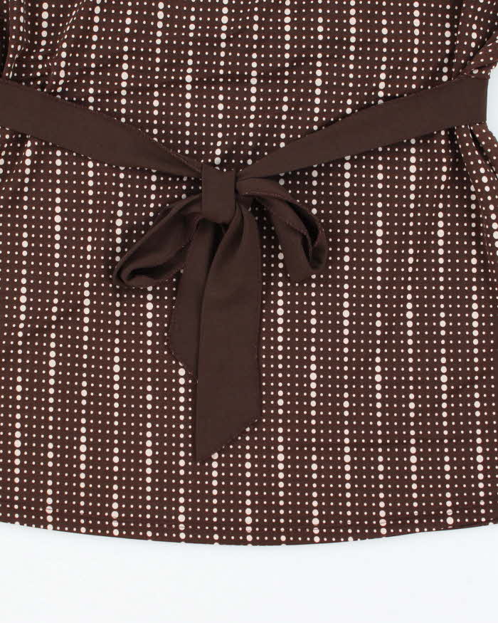 Vintage Y2k 00s Major Polka Dot Batwing Top - L