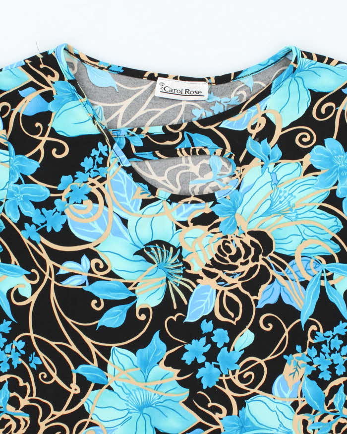 Vintage 90s Carol Rose Cut-out Top - M