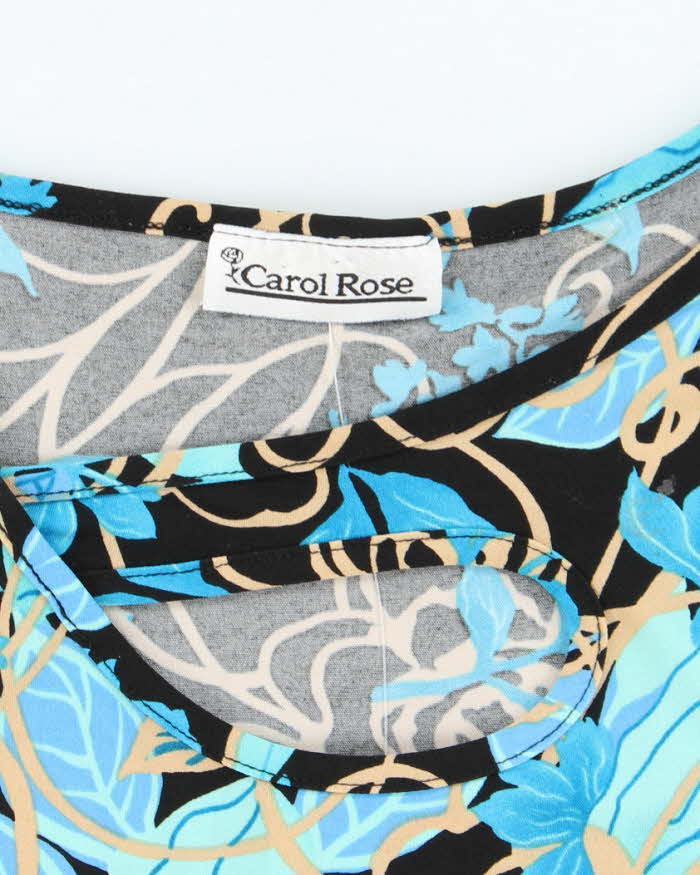 Vintage 90s Carol Rose Cut-out Top - M