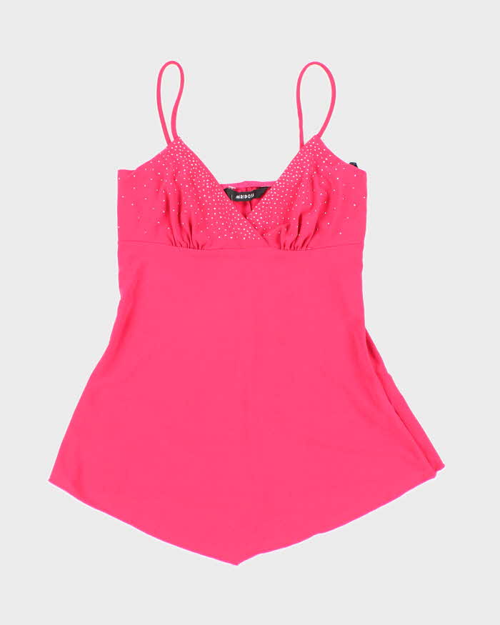 Vintage Y2k 00s Mariposa Studded Cami - XS