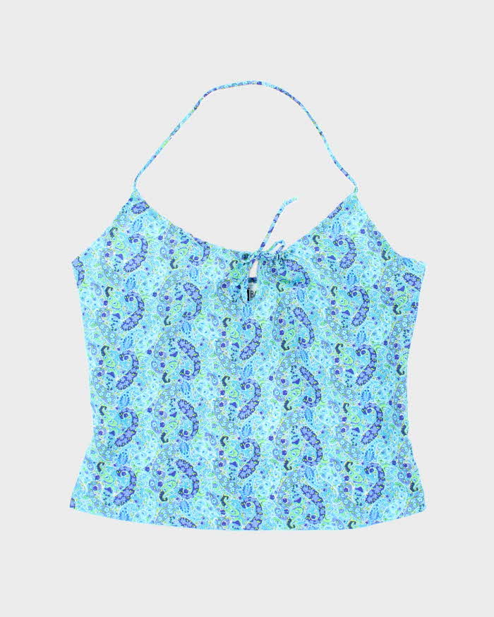 Vintage 90s M Basics Halter Neck Top - M