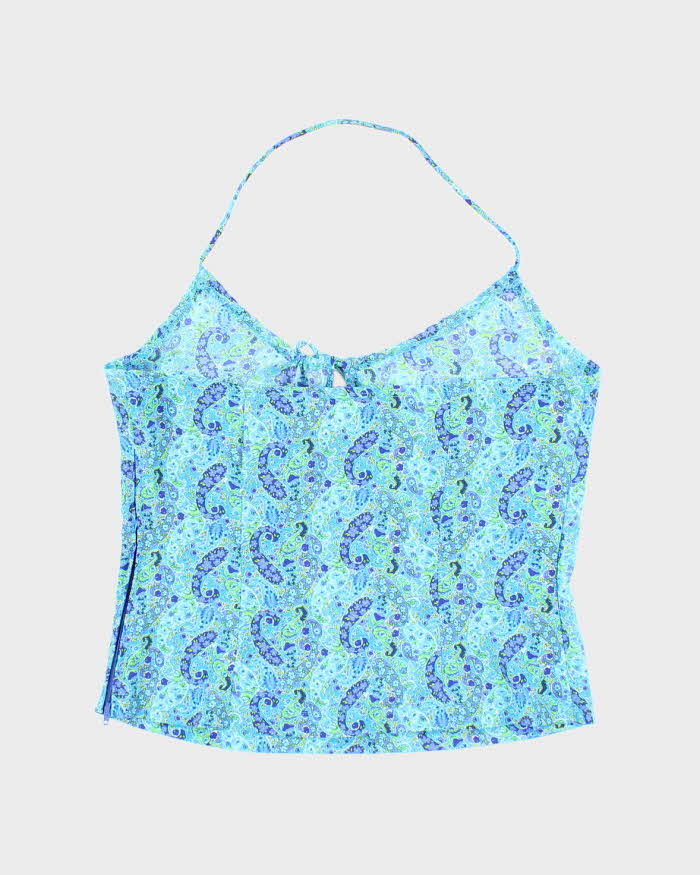 Vintage 90s M Basics Halter Neck Top - M