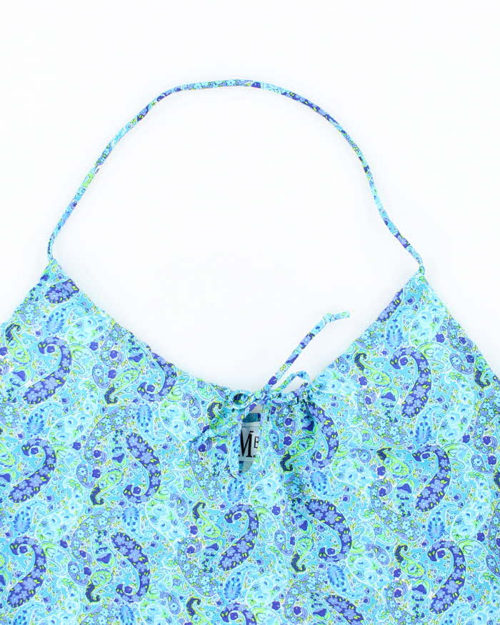 Vintage 90s M Basics Halter Neck Top - M