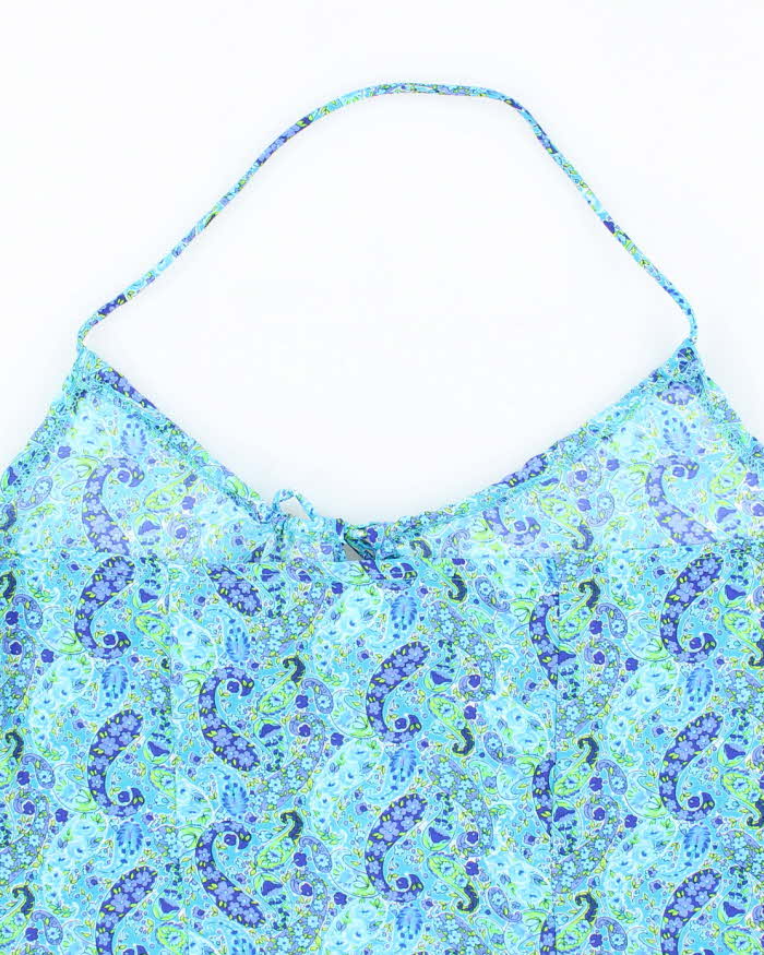 Vintage 90s M Basics Halter Neck Top - M