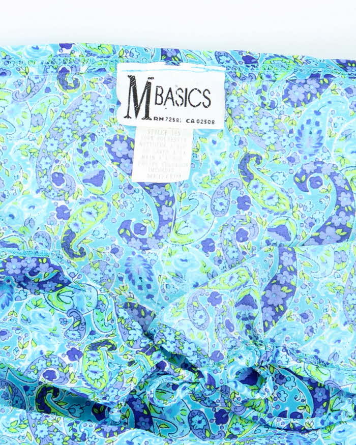 Vintage 90s M Basics Halter Neck Top - M