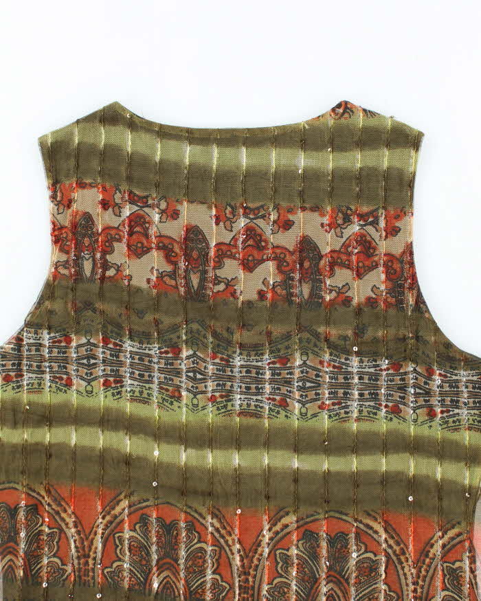 Vintage 90s Bellessa Sequin Top - L