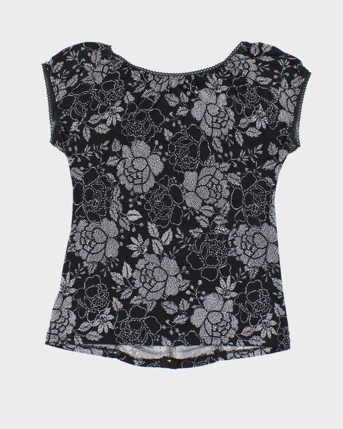 Vintage Y2k 00s Reitmans Clasp Milkmaid Style Blouse - S