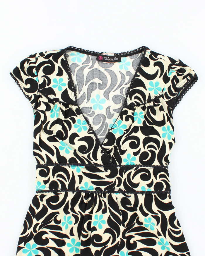 Vintage Y2k 00s Volume One Floral Blouse - M