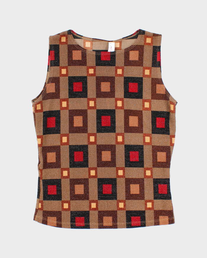 Vintage 90s 00s Suzy Sparkly Top - M