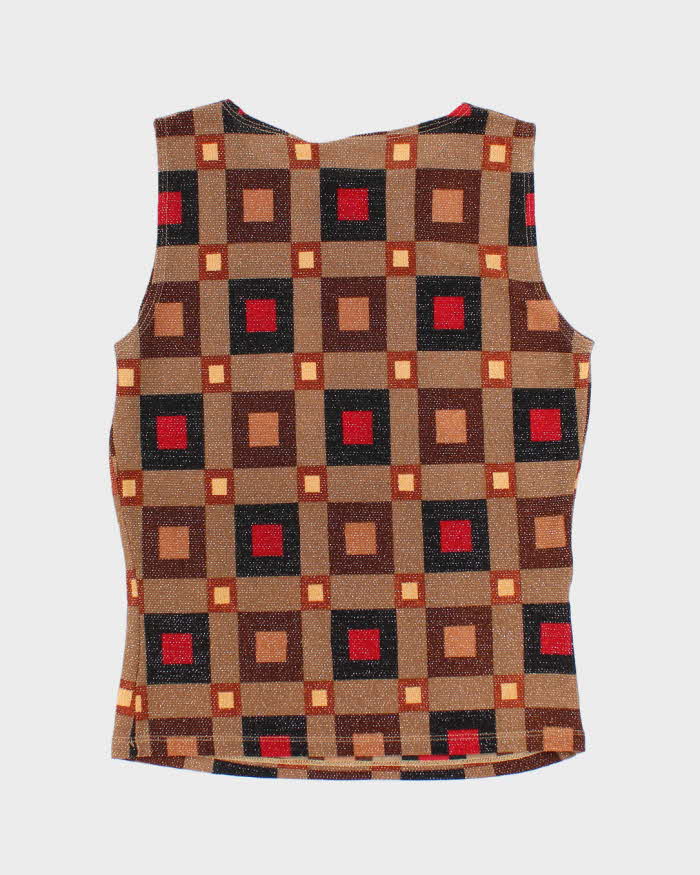 Vintage 90s 00s Suzy Sparkly Top - M