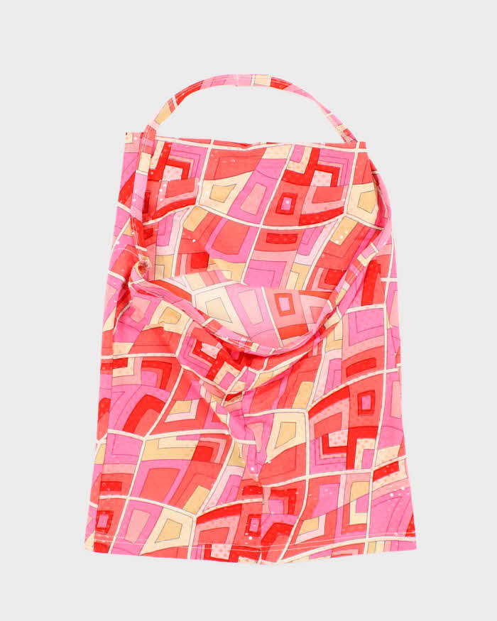 Vintage Y2k 00s Cowl Neck Sequin Halter Top - XS