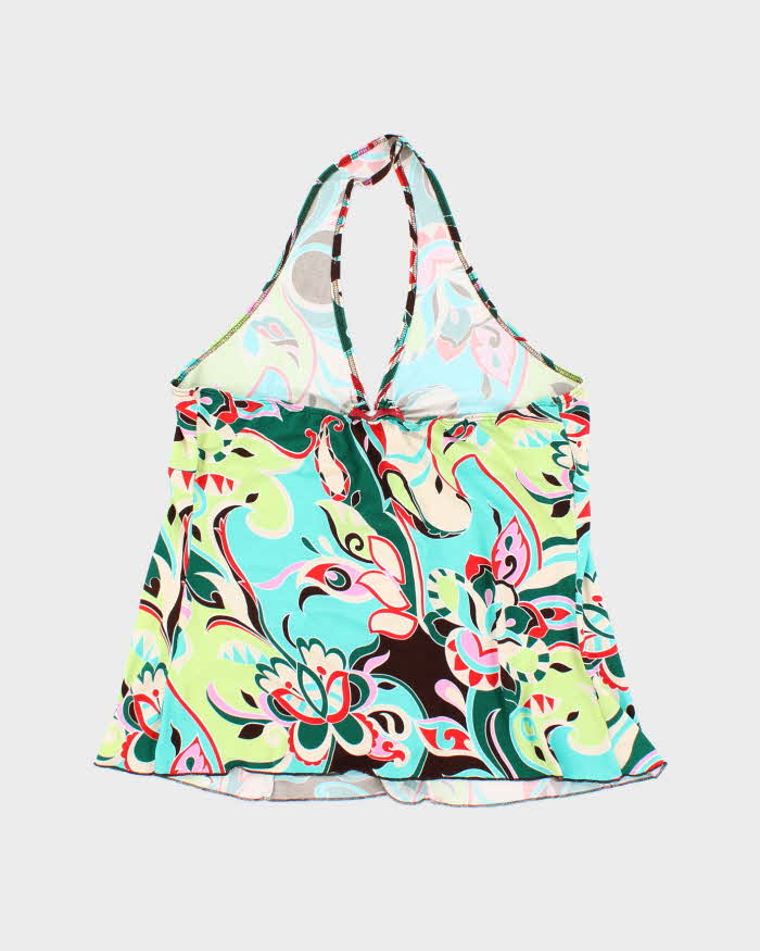 Vintage Y2k 00s Carina O Ring Halter Neck Top - L