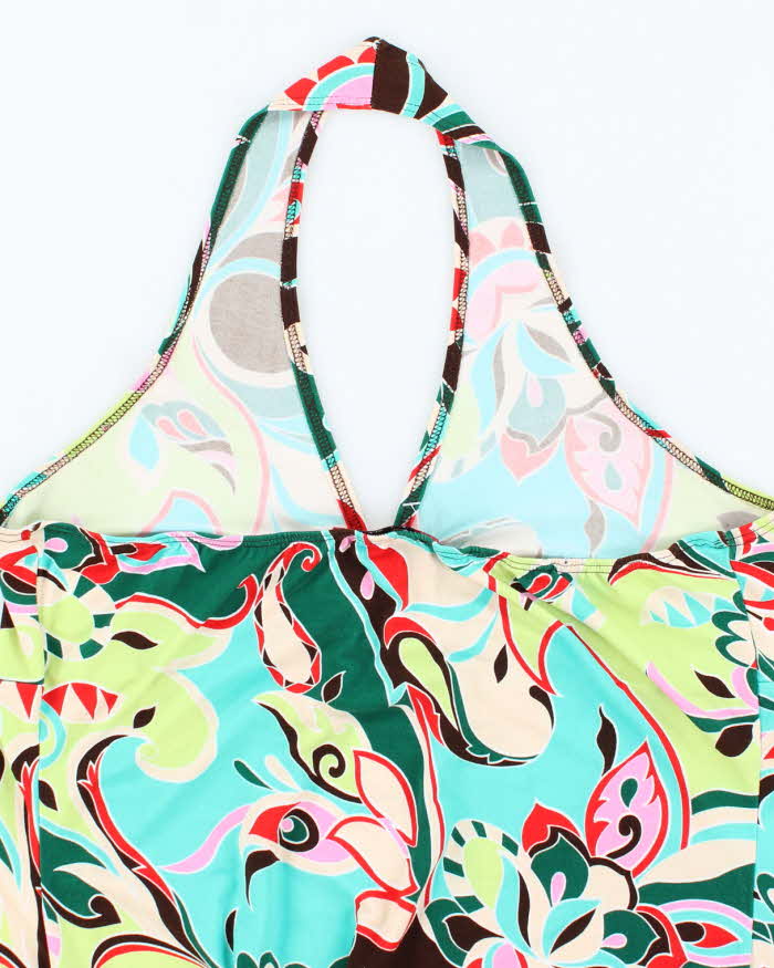 Vintage Y2k 00s Carina O Ring Halter Neck Top - L