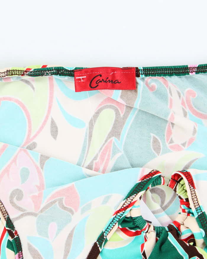 Vintage Y2k 00s Carina O Ring Halter Neck Top - L