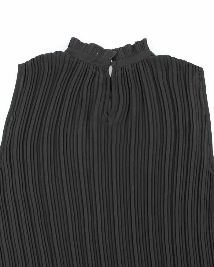 Vintage 00s Adrianna Papell Plisse Blouse - M