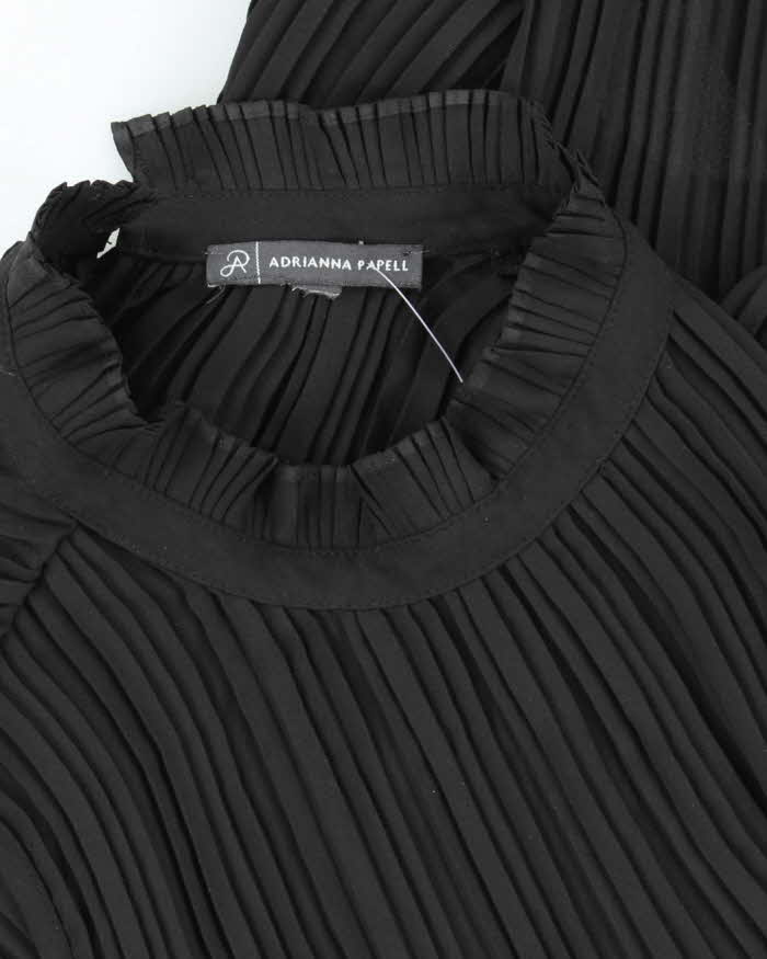 Vintage 00s Adrianna Papell Plisse Blouse - M