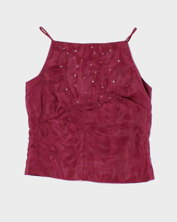 Vintage 90s Fairweather Rhinestone Cami - XS